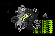 Abstract Shapes: 100 Design Elements, an Object Graphic by Samolevsky (Thumbnail 3 of 21)