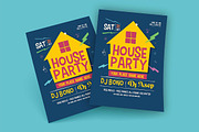 House Party Flyer, a Flyer Template by megarez (Thumbnail 3 of 3)