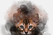 Watercolor Animal Art Photo Effect, an Action Add-On by MRI STUDIO (Thumbnail 11 of 16)