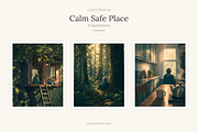 Calm Safe Place, Set of 10, a Decorative Illustration by LanternkinStudio (Thumbnail 1 of 11)