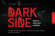 Darkside - Horror Movie Font, a Serif Font by twinstd (Thumbnail 1 of 9)