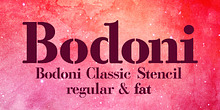 Bodoni Classic Stencil