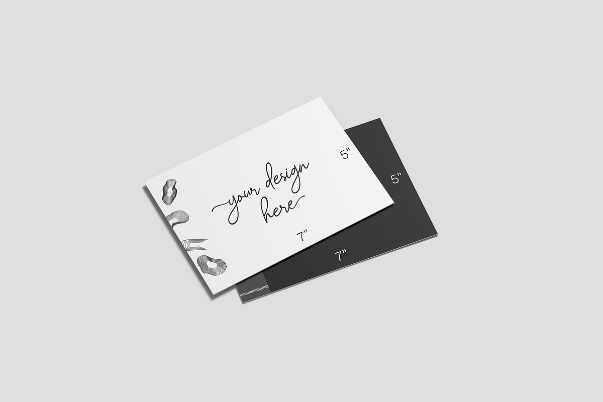 5x7 Postcard & Envelope Mockup, an Advertising Mockup by graphiccrew (Photo 8 of 15)