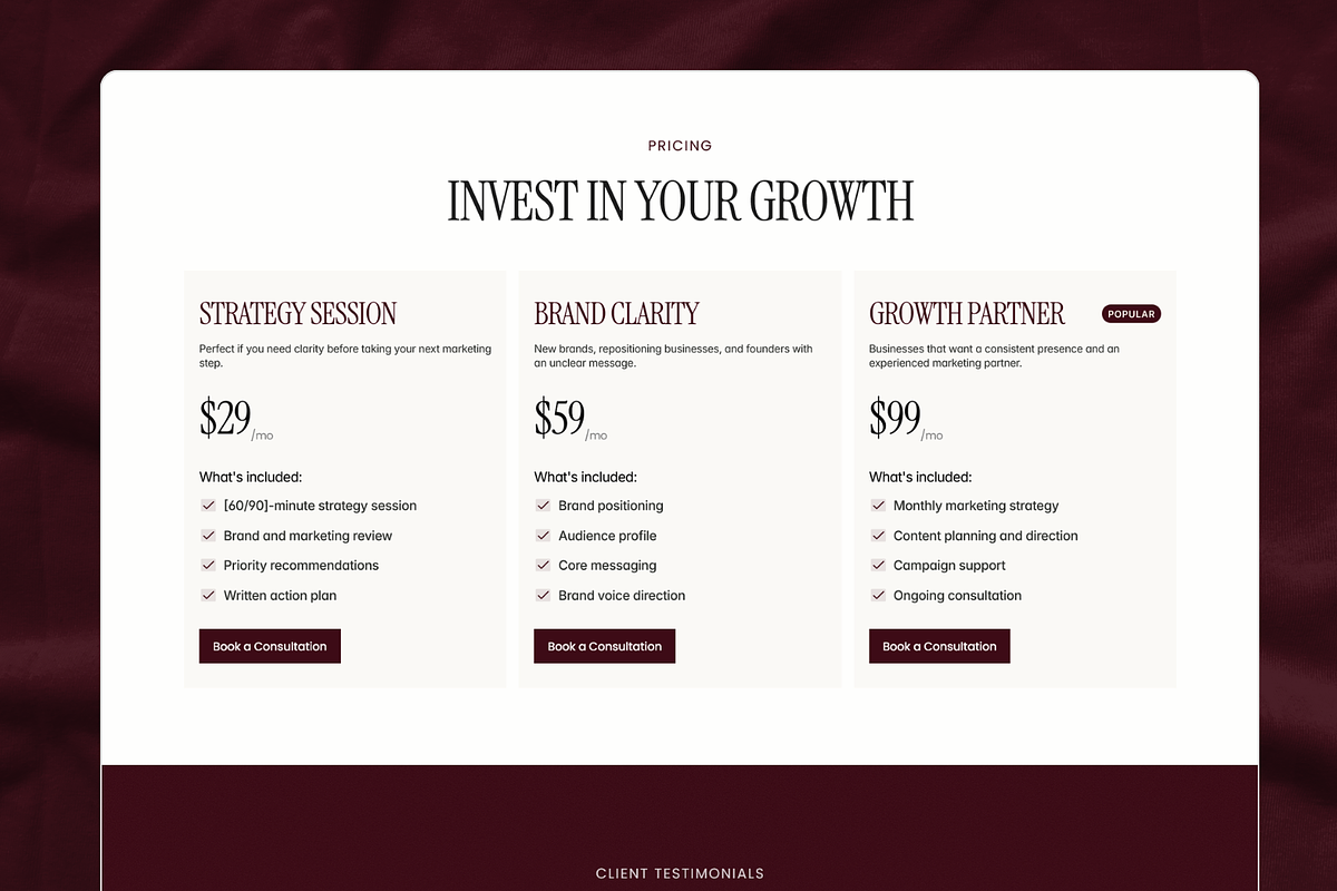 Coaching & Consultant Template, a Landing Page Template by hridoywebdev (Photo 4 of 6)
