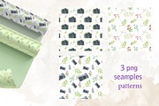 Cameras & plants. Watercolor set, an Illustration by Nastilustra (Thumbnail 5 of 8)