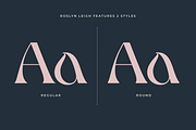 Roslyn Leigh - Display Serif, a Serif Font by 1871 Project (Thumbnail 10 of 17)