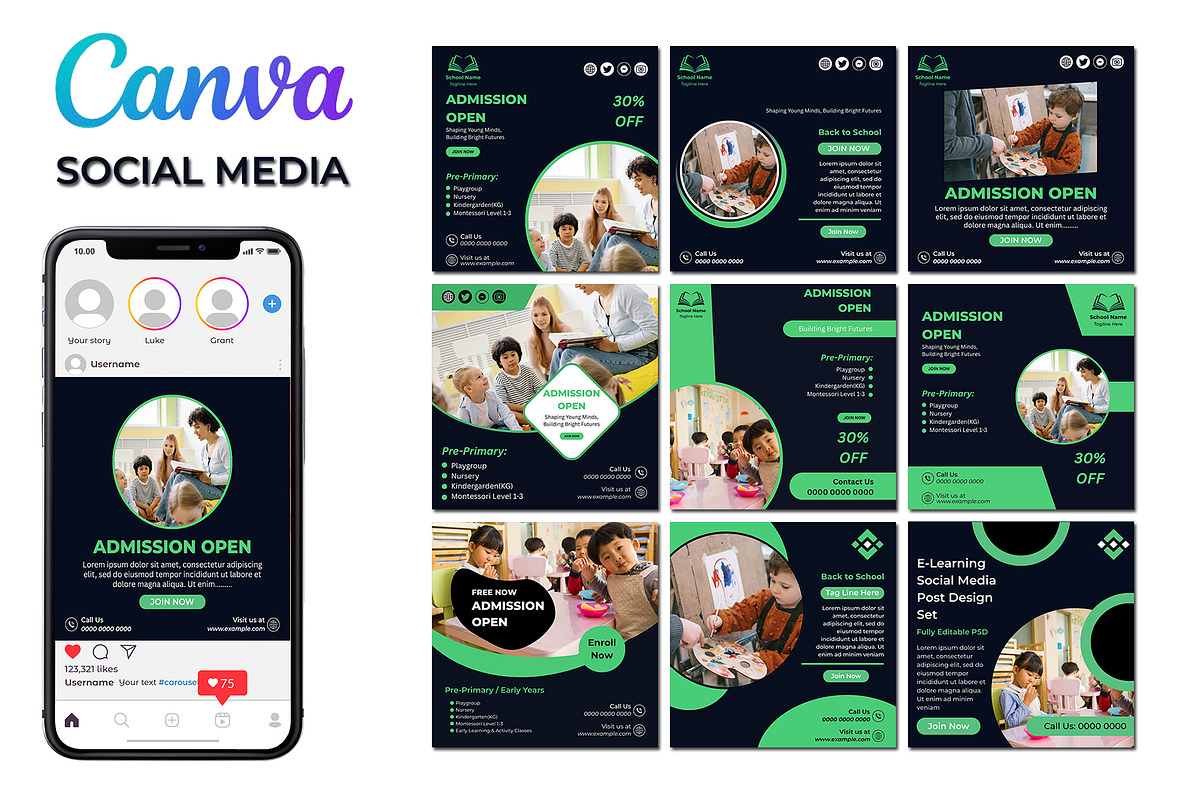 Education - Instagram Posts - Canva