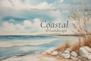 Coastal & Sea Landscape Oil Painting