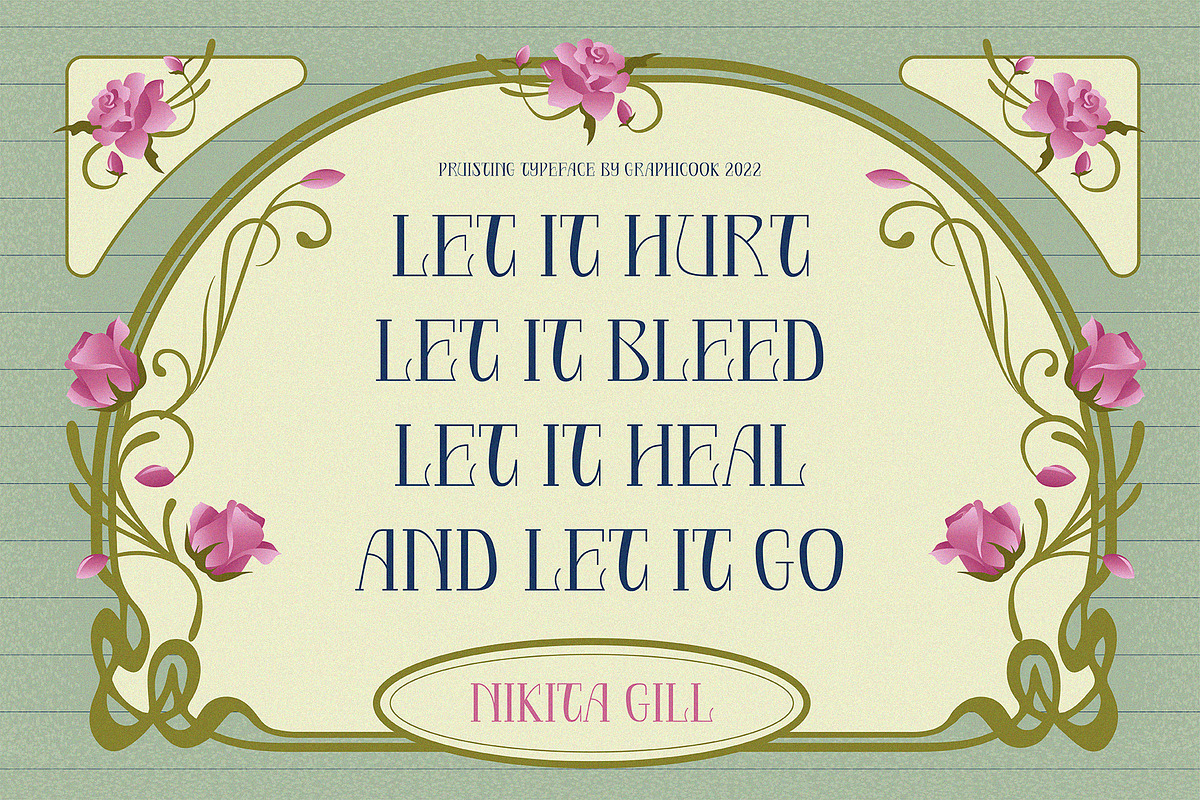 Pruistine, a Font by graphicook (Photo 10 of 12)