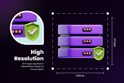 3D Coding Icons, a 3D by Flat Icons (Thumbnail 6 of 8)