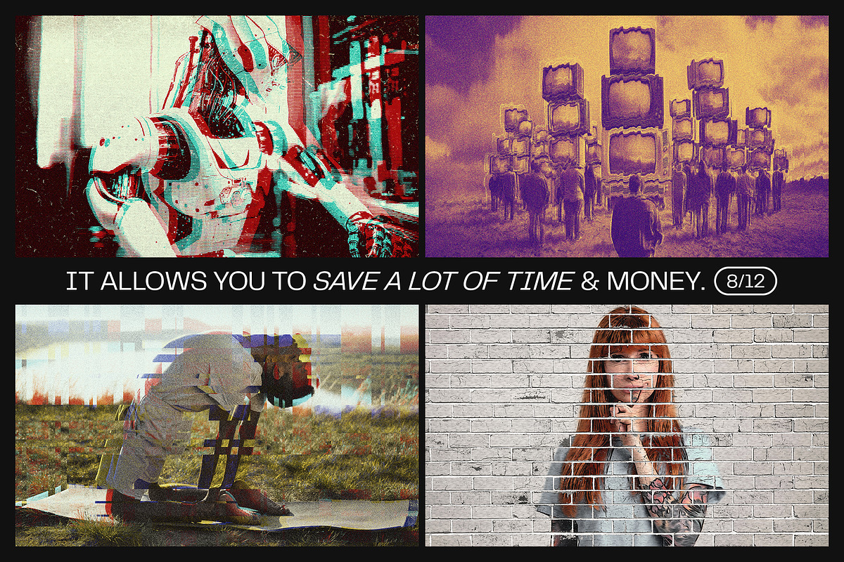 12 Photo Effect Templates, a Layer Style Add-On by iDoodle Studio (Photo 5 of 6)