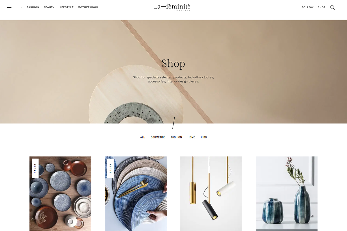 Minimal Fashion WordPress Blog, a Landing Page Template by Elite Templates (Photo 6 of 10)