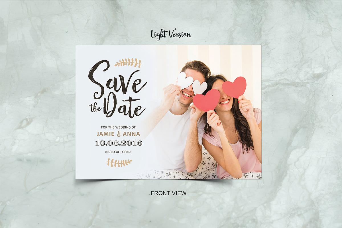 Save the Date Postcard, an Invitation Template by pallabip (Photo 3 of 7)