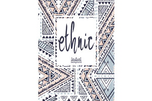 Hand Drawn Ethnic Card