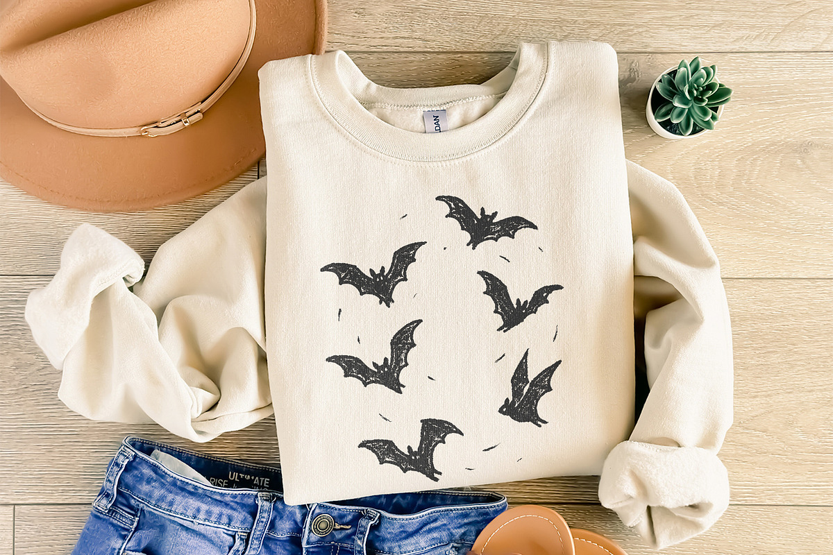 Minimal Flying Bats PNG, Spooky, an Illustration by SharpMarketplace (Photo 8 of 9)