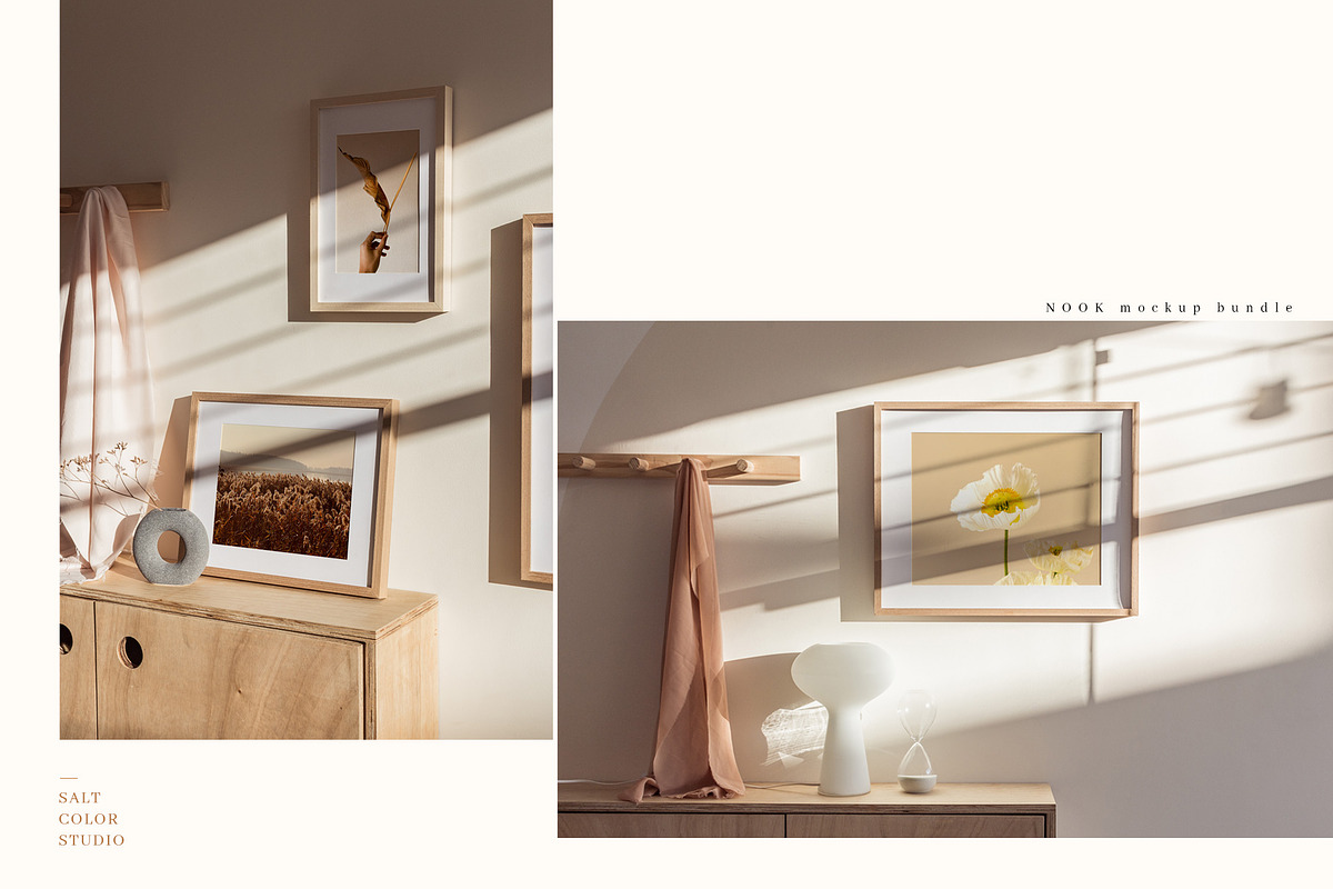 Nook Frame Mockup Bundle, a Household Mockup by Salt Color Studio (Photo 4 of 13)