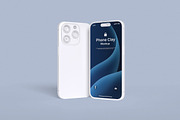 iPhone Clay Mockup Bundle Set, an iPhone Mockup by Rielismee (Thumbnail 4 of 5)