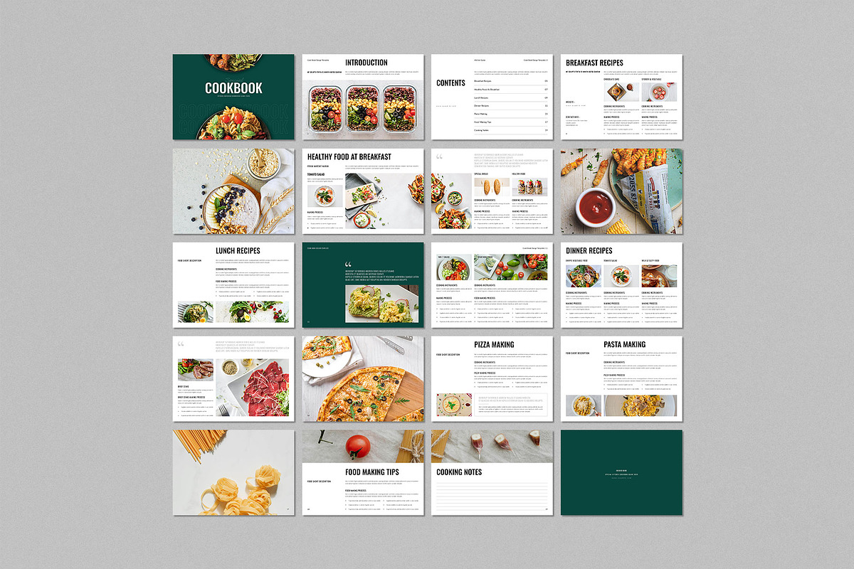 Cookbook | Recipe Book Landscape, a Brochure Template by ElvinPrint (Photo 8 of 8)