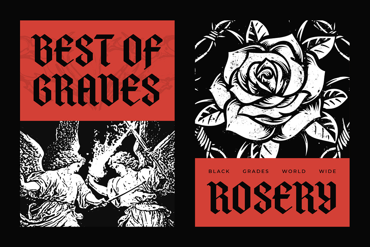 Antifight - Modern BlackletteR Font, a Blackletter Font by Typia Nesia (Photo 10 of 13)