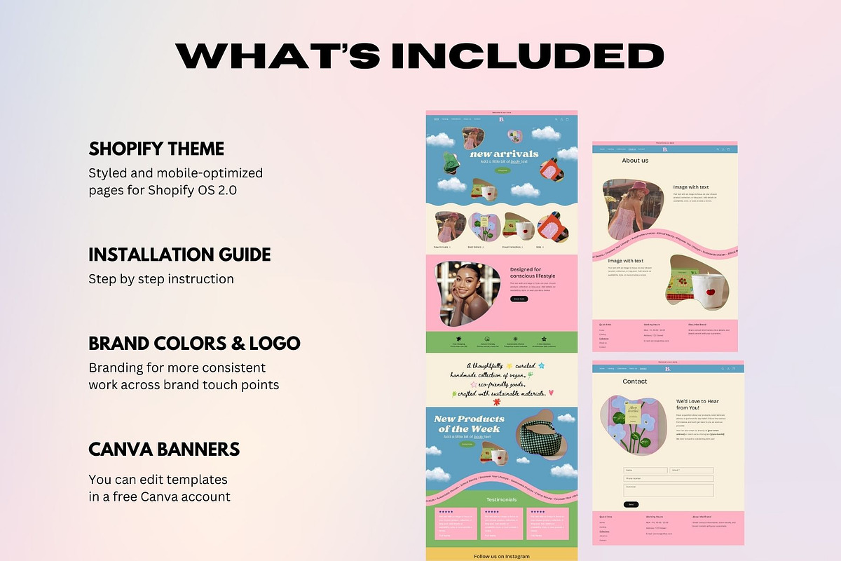Cute Premium Shopify Theme preview 2