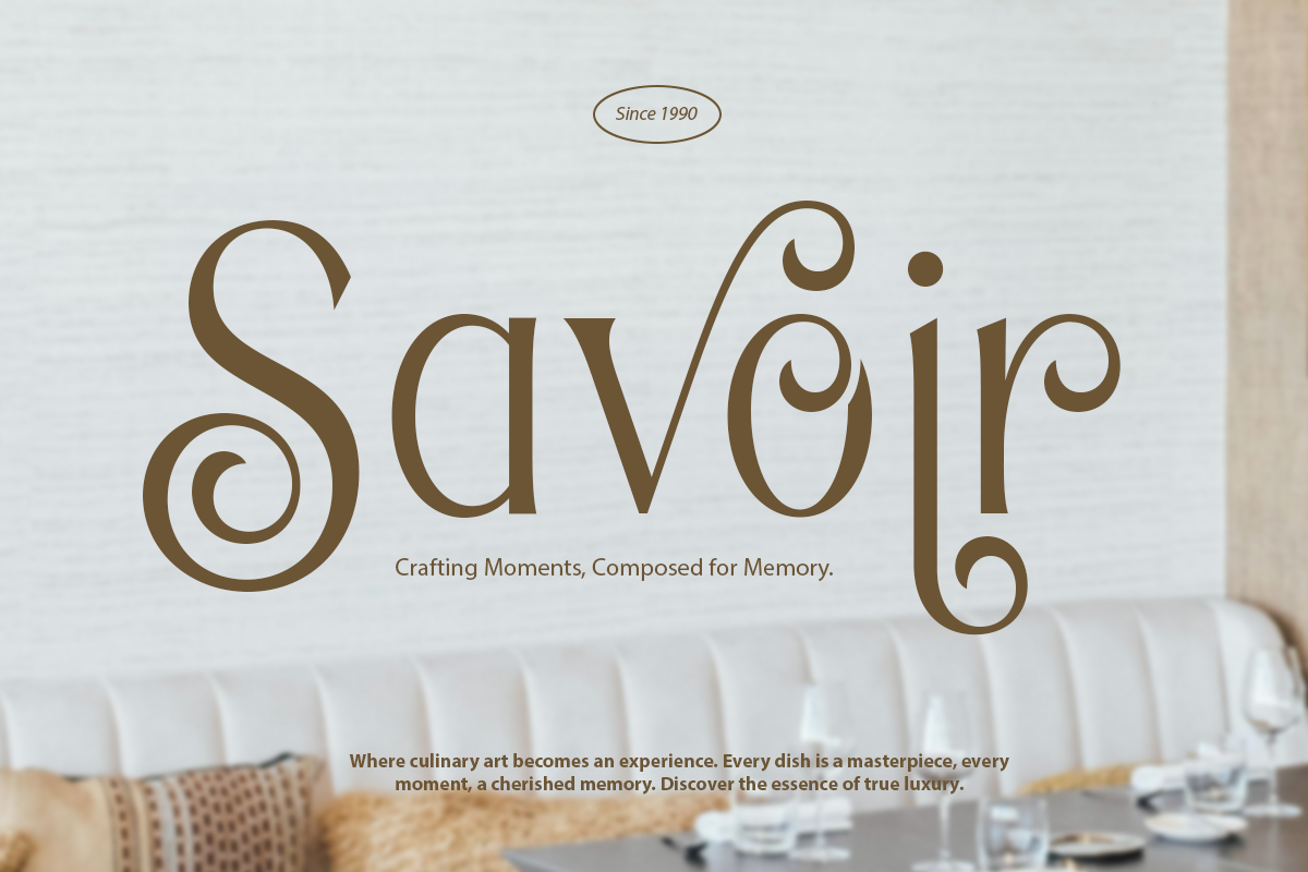 Fradesty - Luxury Serif Font, a Font by RagamKata (Photo 5 of 13)