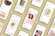 Abstract Carousel Templates CANVA XD, a Social Media Template by Elissa Mae Creative (Thumbnail 3 of 15)