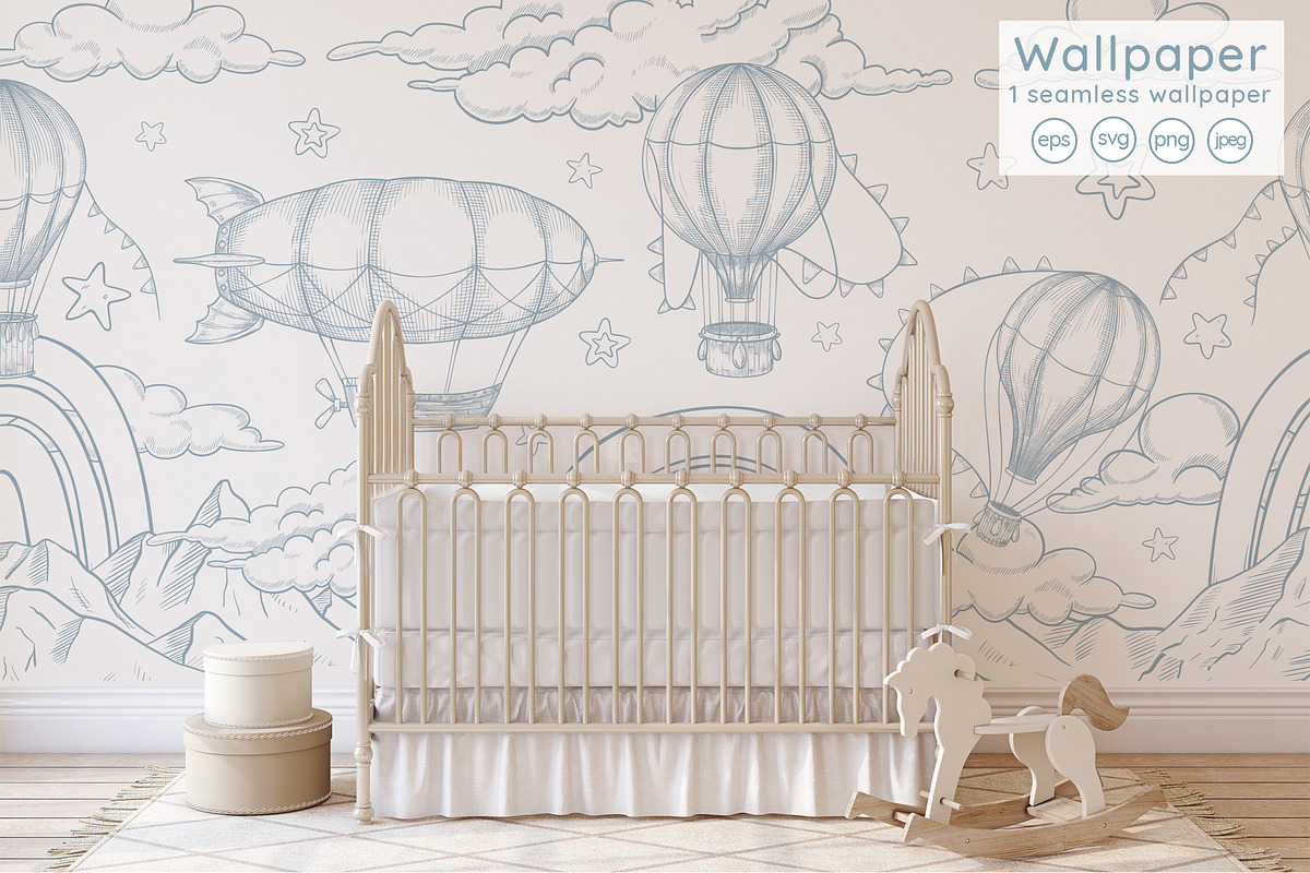 Air Balloon Vector Clipart Bundle, a Graphic by Alisles (Photo 7 of 9)