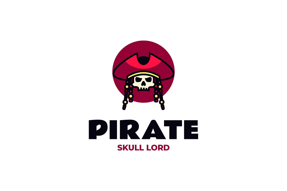 Skull Pirate Mascot Logo Design, a Branding & Logo Template by Artnivora.Std