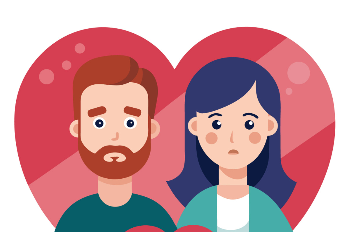 Couple in heart with Swiss flag, a Person Illustration by SouravDesign (Photo 1 of 3)