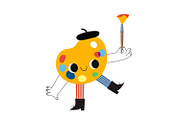Cute Artist Palette Clipart, an Object Graphic by the_myro (Thumbnail 3 of 3)