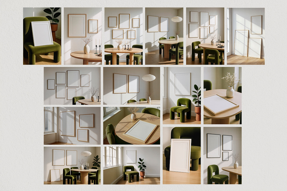 Velvet Frame Mockup Bundle, a Household Mockup by Salt Color Studio (Photo 9 of 9)