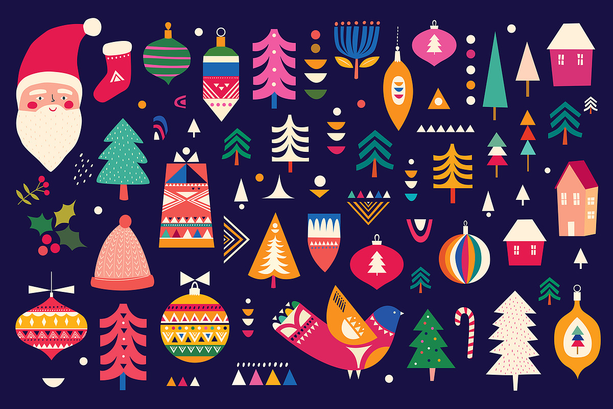 CHRISTMAS Collection, an Animal Illustration by MoleskoStudio (Photo 3 of 10)