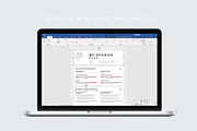 Business Plan | MS Word & Indesign, a Stationery Template by design_hut (Thumbnail 3 of 7)