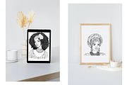 Black Woman Clipart, Face Clipart, an Object Graphic by MajorArtTm (Thumbnail 4 of 4)