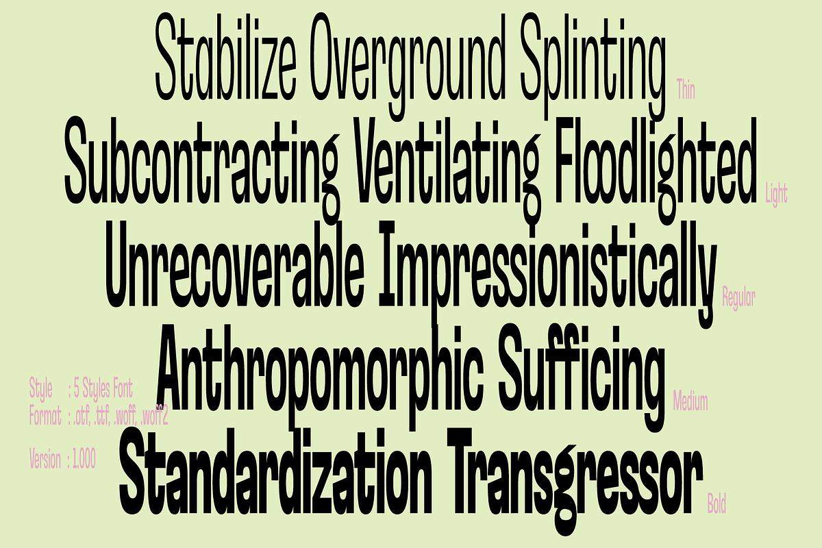Reclymate – Extra Condensed Font, a Sans Serif Font by Zarma Type (Photo 9 of 13)