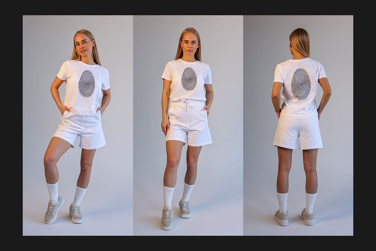 Shorts and T-Shirt Mockup, a Bottom Mockup by Freeman Studio (Photo 8 of 16)