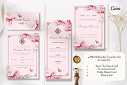 Asian Floral Wedding Invite - B5A, an Invitation Template by YeeqsWedding (Thumbnail 1 of 8)