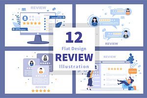 12 Review Customer Illustration