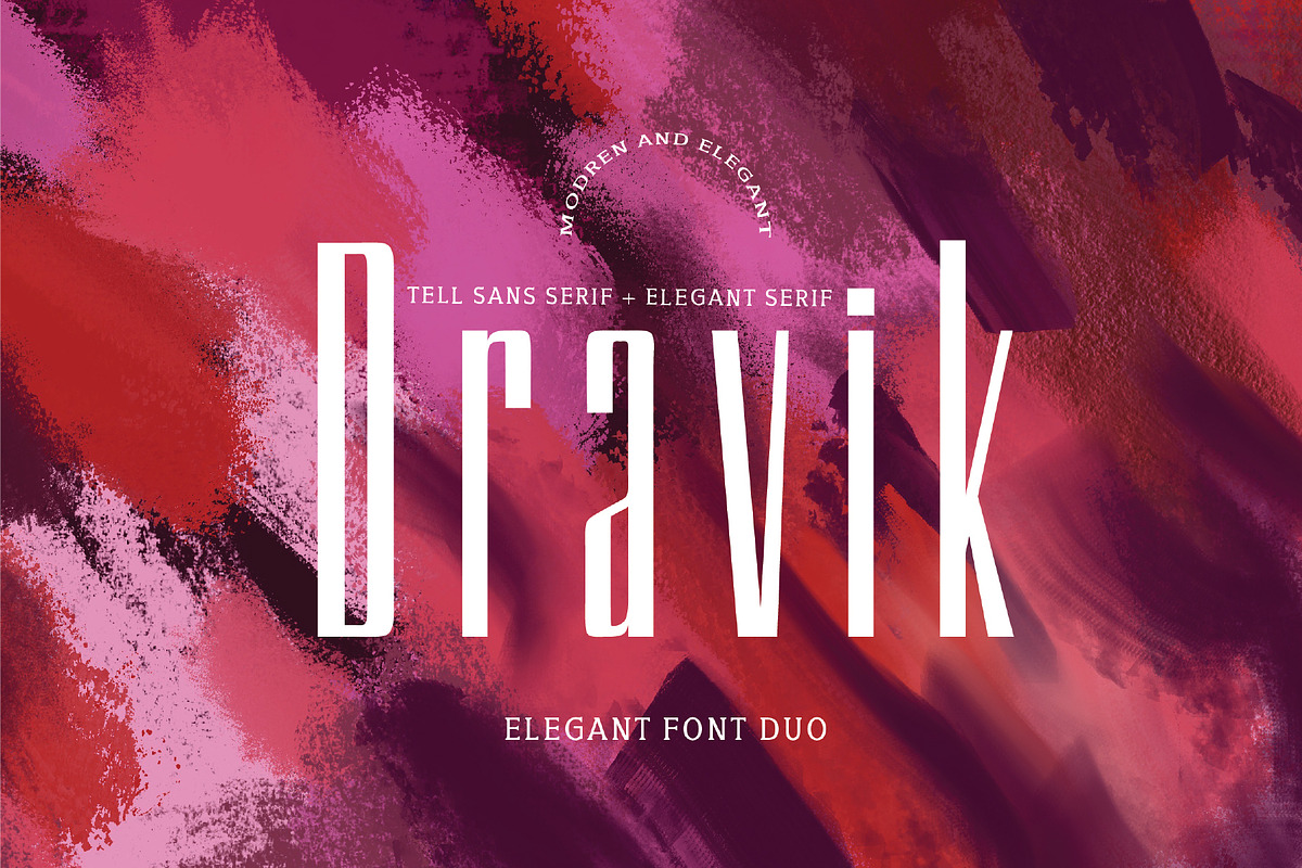 Dravik | Minimal Sans Serif Font, a Sans Serif Font by Artdez (Photo 1 of 3)