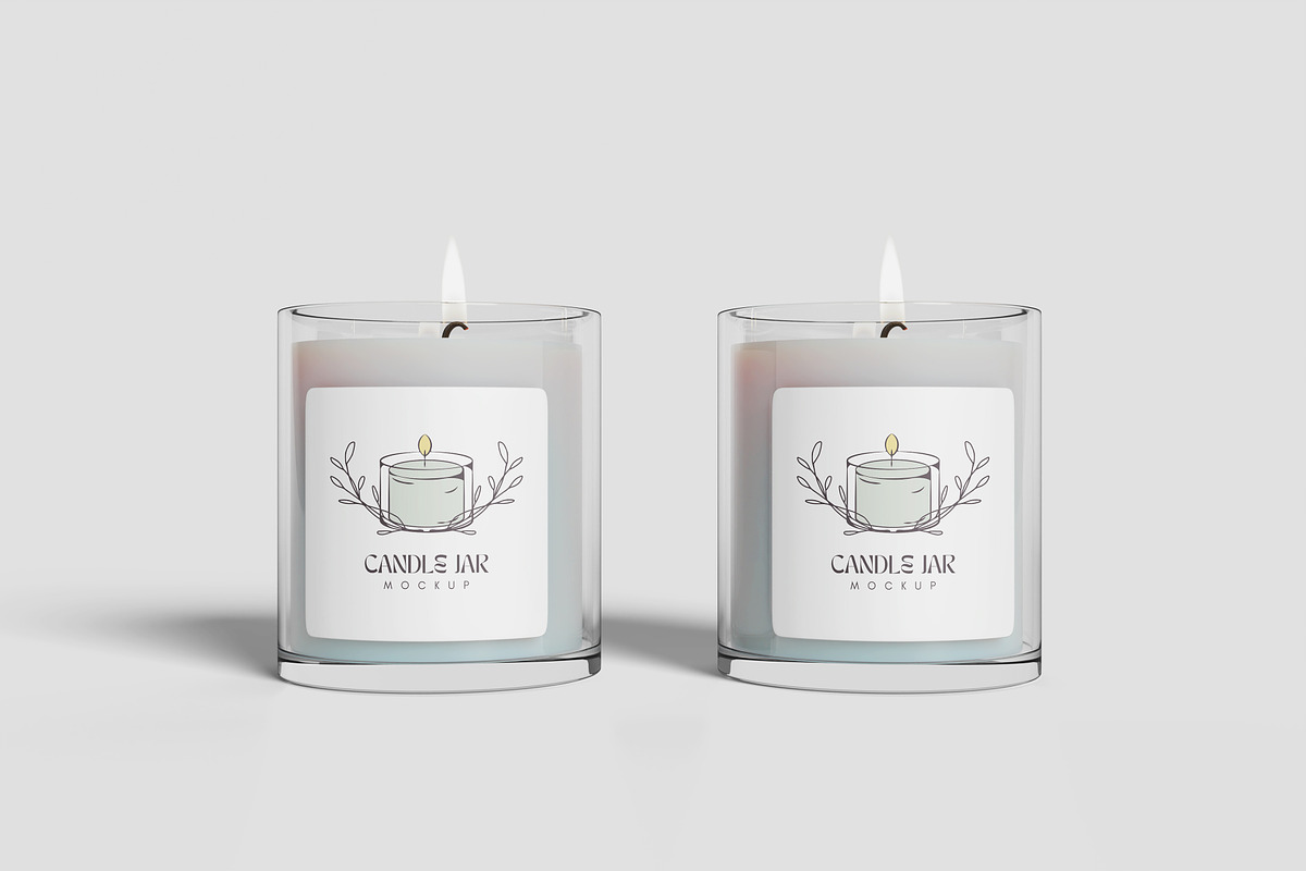 Candle Jar Mockup, a Cups & Container Mockup by Hazzpro_Std (Photo 2 of 6)