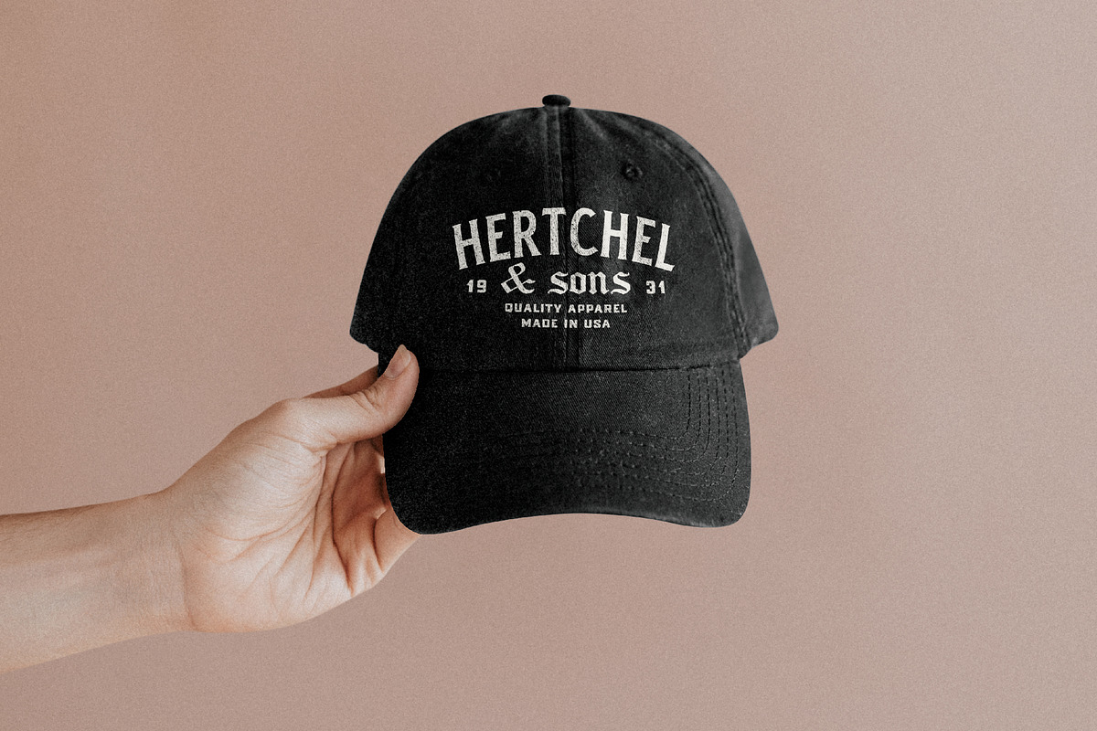 Oldschool Apparel logos 2, a Branding & Logo Template by Davide Bassu (Photo 5 of 11)
