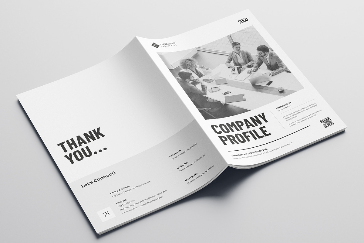 Business Profile Template | Canva, a Brochure Template by DesVert (Photo 6 of 6)