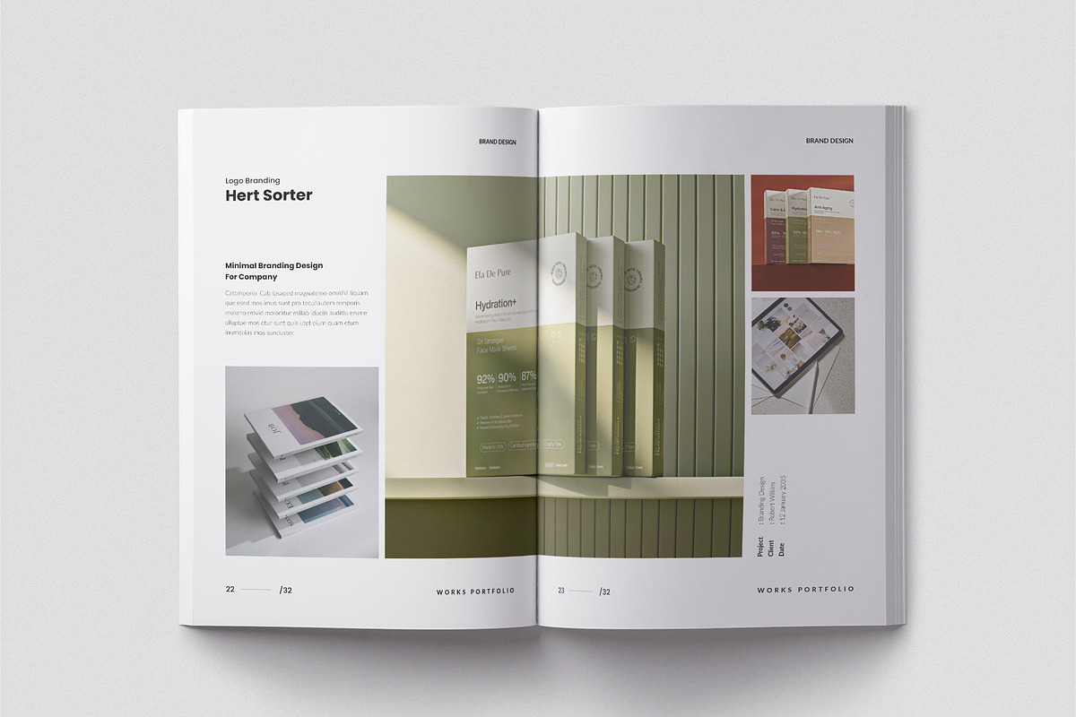 Works Portfolio Template | CANVA, a Brochure Template by TemplateFolio-Shop (Photo 10 of 15)