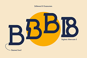 Brenzo - Slab Serif, a Slab Serif Font by Valentino Vergan (Thumbnail 2 of 20)