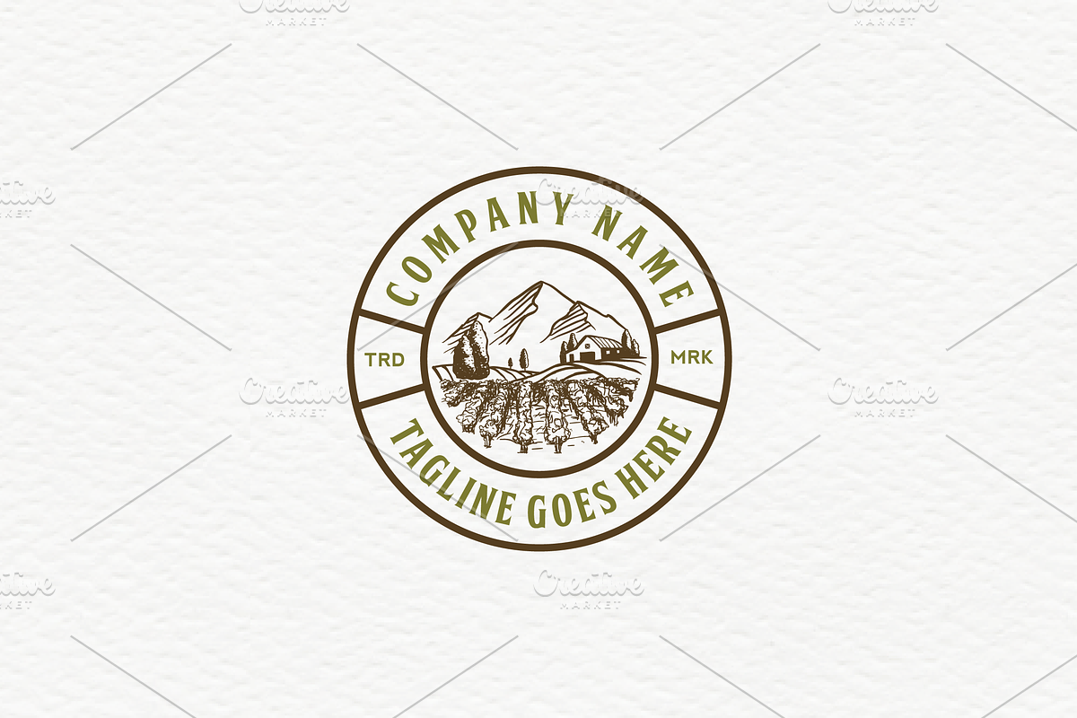 Wine Field, a Branding & Logo Template by lineandcircle (Photo 5 of 5)