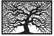 Tree Branch Laser Cut Panel Bundle, a Graphic by balal (Thumbnail 9 of 11)