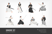 Collection of 8 samurai, a Person Illustration by Good Studio (Thumbnail 1 of 4)