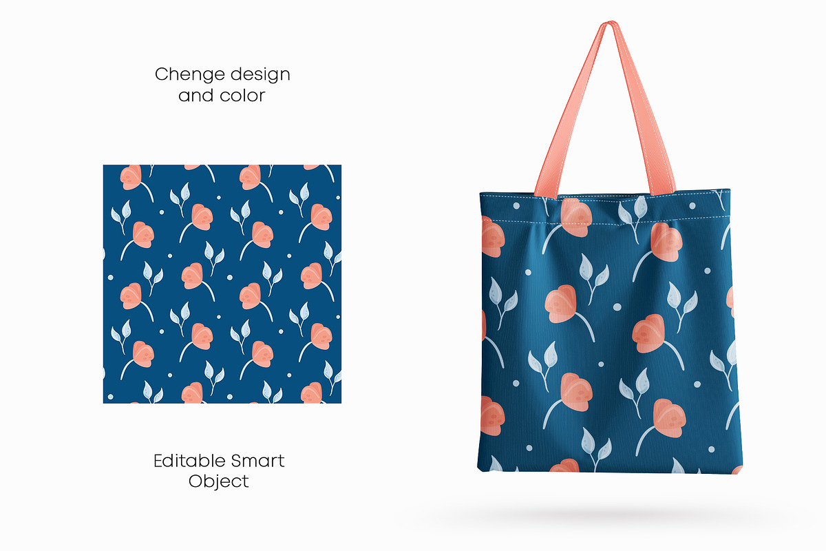 6 Cotton Shopping Tote Bag Mockups, a Product Mockup by Graphic Bird (Photo 2 of 6)