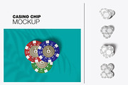 Set Casino Tokens Mockup, a Product Mockup by OneVectorStock (Thumbnail 1 of 13)