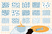 Pattern Brushes for Procreate, a Brush Add-On by Biso Studio (Thumbnail 6 of 6)